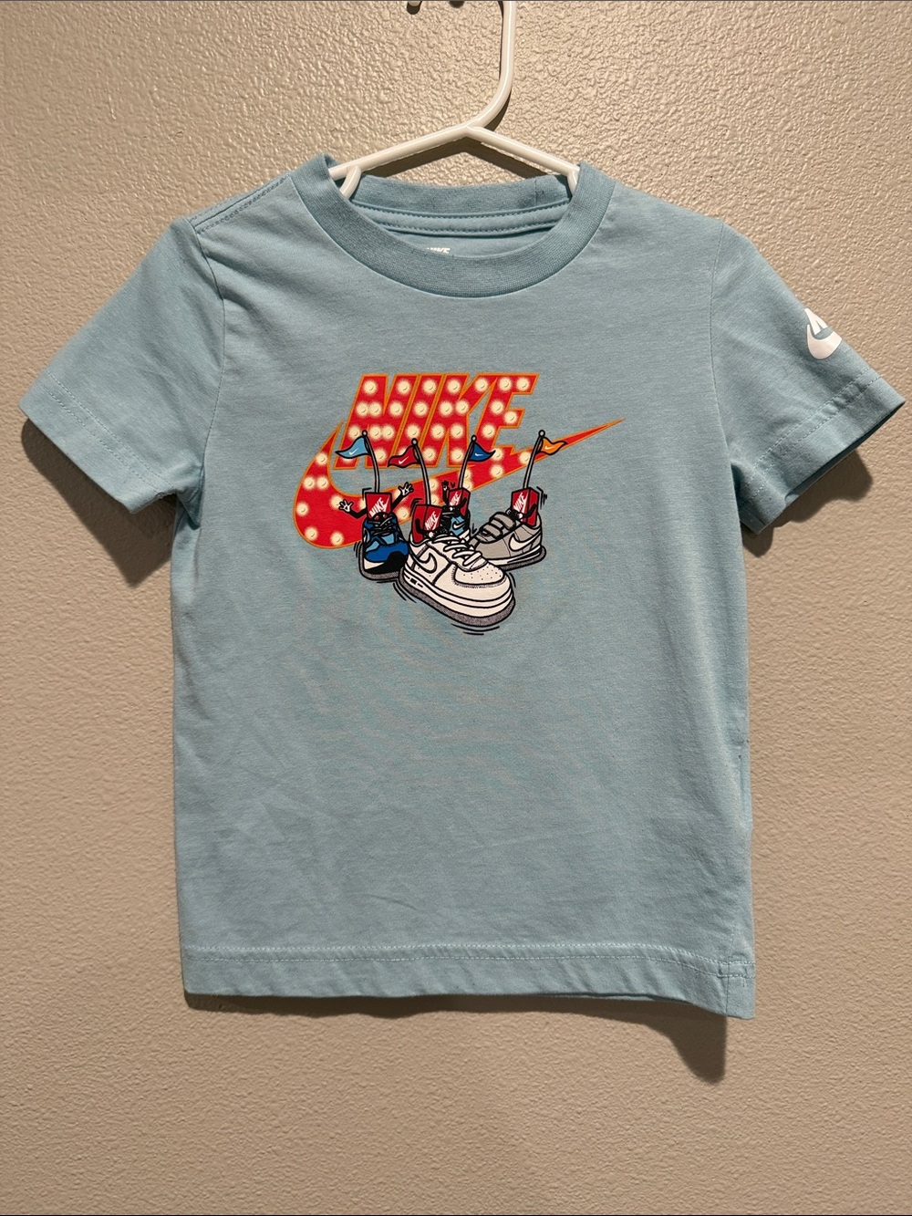 The Nike Tee with Sneaker Graphic Size: 3T